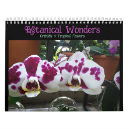 Botaniska underverk, orchid&tropical Flowers Kalender
