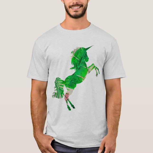 Botaniska Unicorn T Shirt (Framsida)