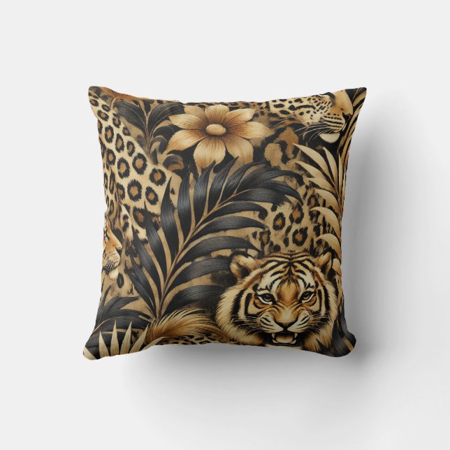 Botaniska utskrifter från djur, Mönster Kudde (Baksida)