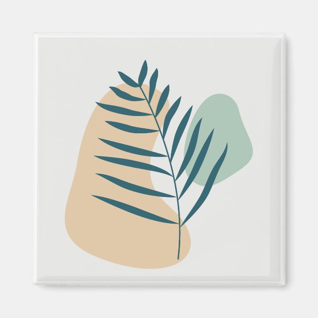 Botaniska väggkonst magnet (Framsidan)