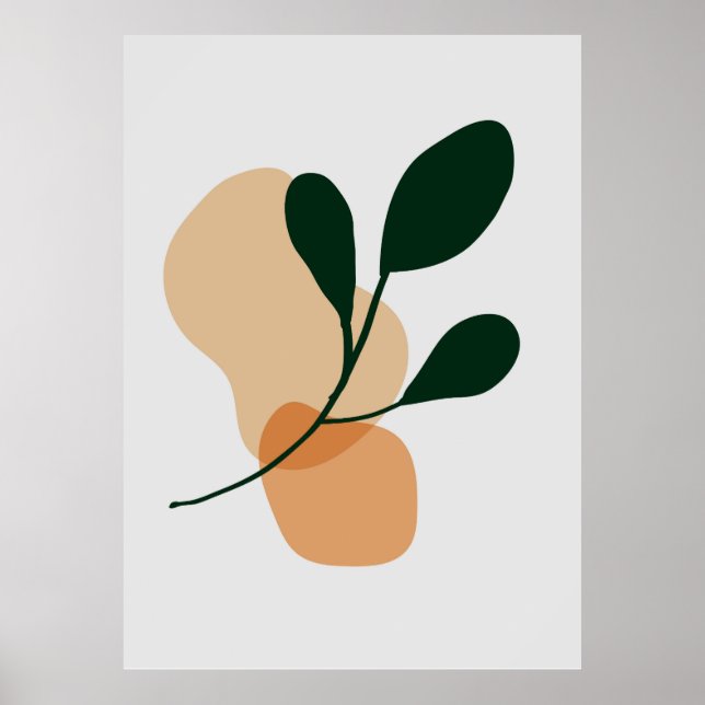 Botaniska växter poster (Framsidan)
