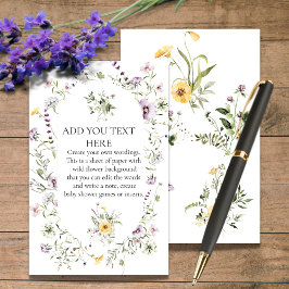 Botaniska Vilder blommar anpassningsbar papprare l