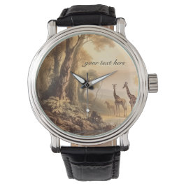 botaniska vintagar, anpassade armbandsur