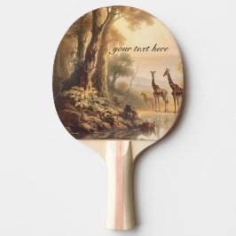 botaniska vintagar, anpassade pingisracket