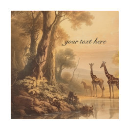 botaniska vintagar, anpassade trätavla