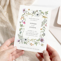 Botaniska Wildblommor | ELEGANT BRÖLLOP