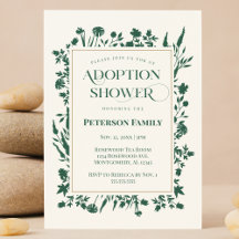 Botaniskt adoptionsprogram för elegant Grönt