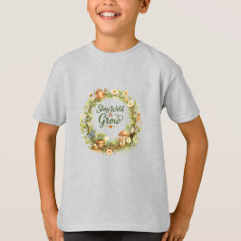 Botaniskt akvarell blomsterkrans Inspirerande T Shirt