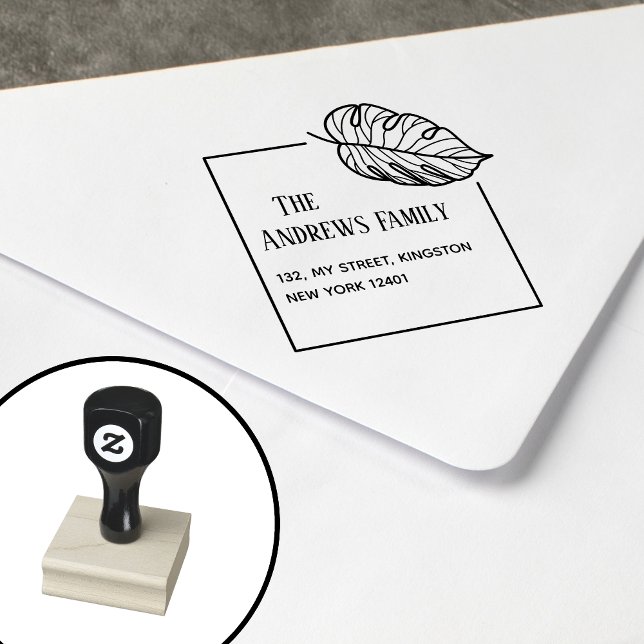 Botaniskt blad stämpel (Skapare uppladdad)