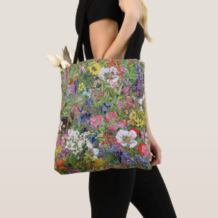 Botaniskt Bloom Nature Wildblomma Tygkasse