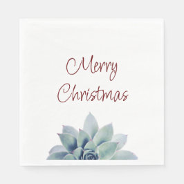 Botaniskt bockkulärt julklapp i Party-öknen Pappersservett