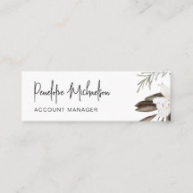 Botaniskt Boho Gräns med modernt brev