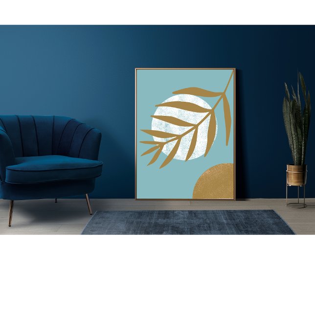 Botaniskt Boho Mystic Bohemian boho Sol Måne Wall Poster (Skapare uppladdad)