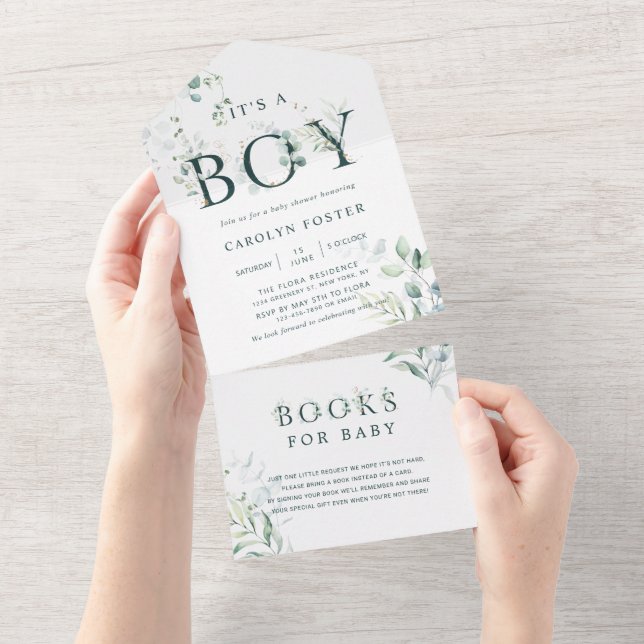 Botaniskt Brev babyskor | Bokar för Baby (Avrivbar del)