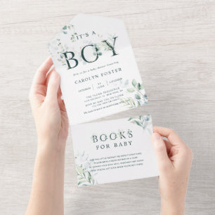 Botaniskt Brev babyskor Bokar för Baby