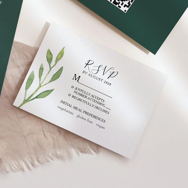 Botaniskt Bröllop OSA Kort (Skapare uppladdad)