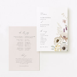 Botaniskt Bröllopsprogram Program