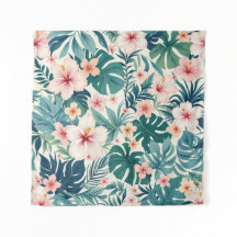 Botaniskt bryggfiske - Tropiska Blommigten Tapestr