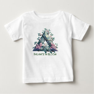 Botaniskt Crystal Baby Shirt - Natur och Blommigt T