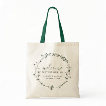 Botaniskt destinationsbröllop välkommen