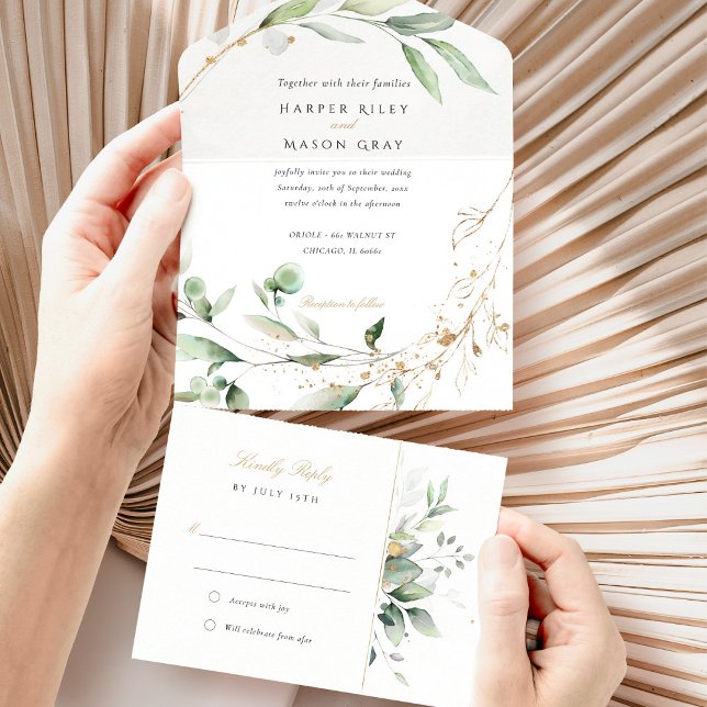 Botaniskt elegance All-in-One Bröllop Suite (Skapare uppladdad)