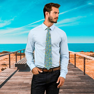 Botaniskt elegance Tie - Fyra Fruits Edition Slips