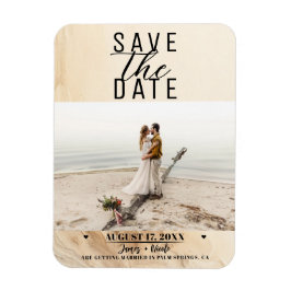 Botaniskt Elfenbenskräm Bohemisk Texturerad Rädda  Magnet