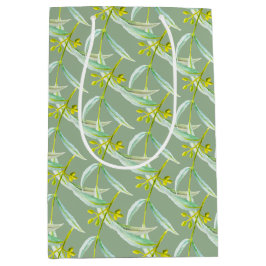 Botaniskt eukalyptus löv vattenfärgsblomma art