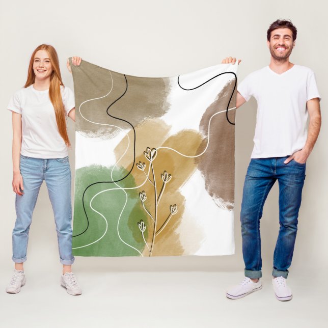 Botaniskt extraherat jord Tone Fleecefilt (På plats)