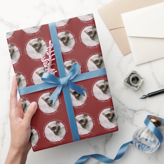 Botaniskt festligt högtidligt och födelsedags anpa presentpapper (Gifting)