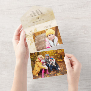 Botaniskt foto elegant Guld jul