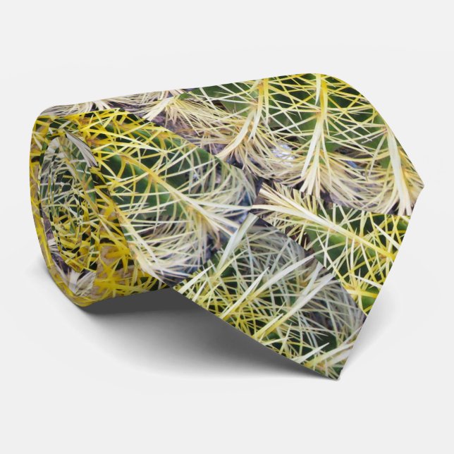 Botaniskt foto för jordklotkaktusväxt slips (Rullad)