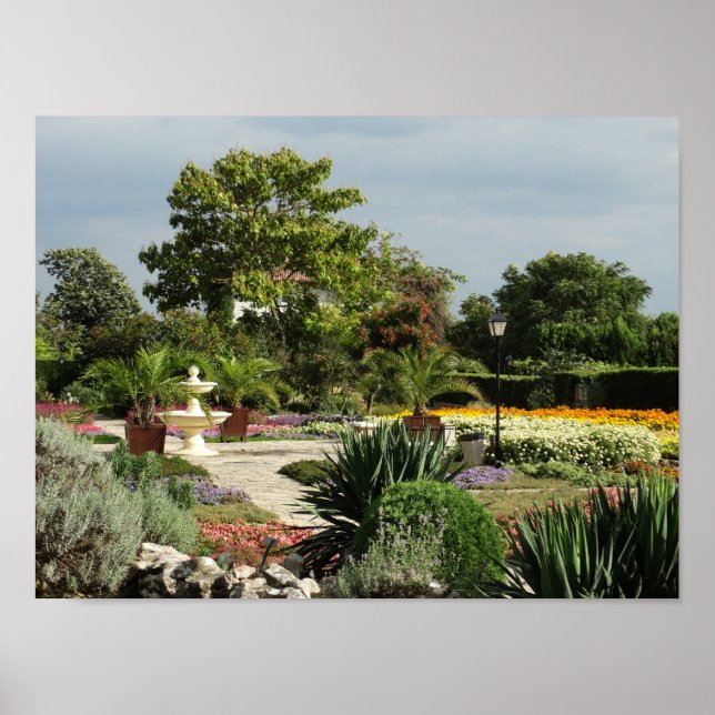 Botaniskt Garden Photo Poster (Framsidan)