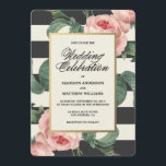 Botaniskt glamor | Bröllopsinbjudan Inbjudningar<br><div class="desc">©Bra & Dandy Paperie</div>