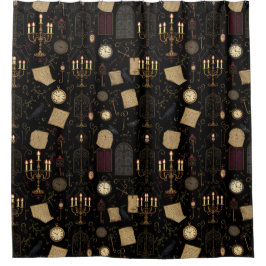 Botaniskt gotiskt skådragardiner