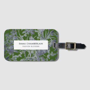 Botaniskt Grönt Chinoiserie Anpassningsbar Luggage Bagagebricka
