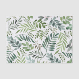 Botaniskt grönt Löv Watercolor
