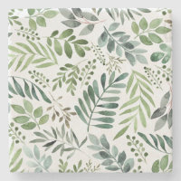 Botaniskt grönt Löv Watercolor
