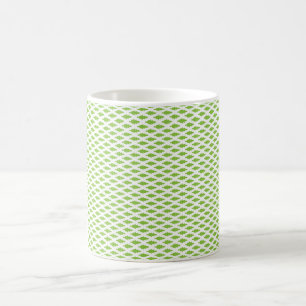 Botaniskt grönt pärmset kaffemugg