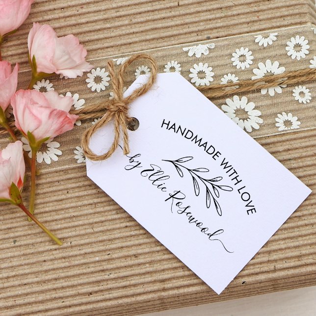 Botaniskt grönt skript Skapar ditt eget Stämpel (Skapare uppladdad)