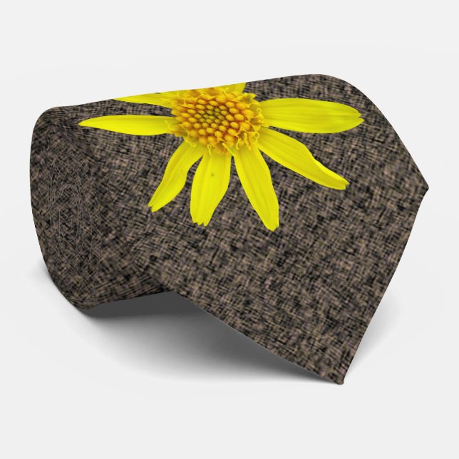 Botaniskt gult vildblommafoto slips (Rullad)