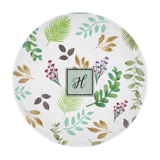 Botaniskt inledande skärningspanel (Framsidan)