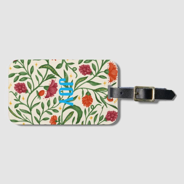 Botaniskt JOY Bag-Märkre Bagagebricka (Framsida horisontal)