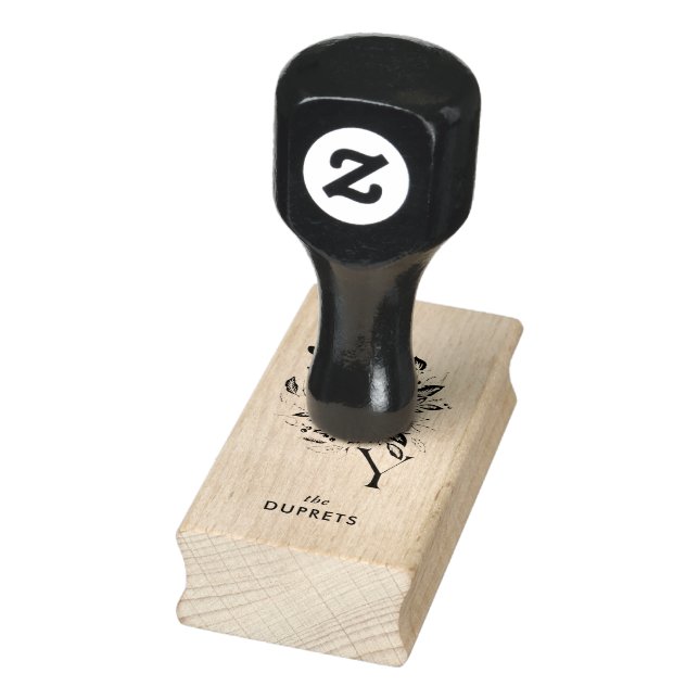 Botaniskt Joy Rubber Frimärke Stämpel (Stämpel)