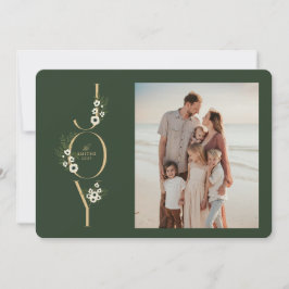 Botaniskt jullkort julkort