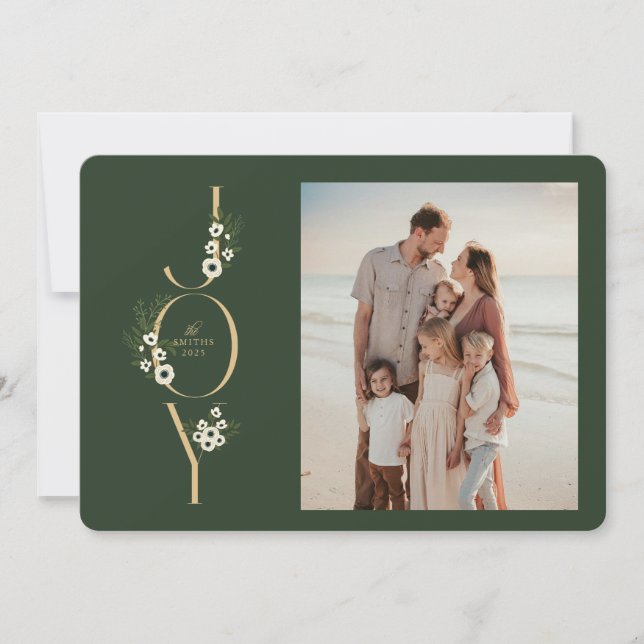 Botaniskt jullkort julkort (Framsida)