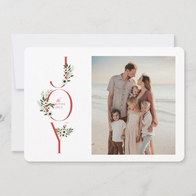 Botaniskt jullkort julkort (Framsida)