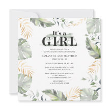 Botaniskt jungle Giraffe par Baby Shower
