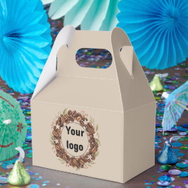 Botaniskt kaffebönsskrän med eget logotyp presentaskar