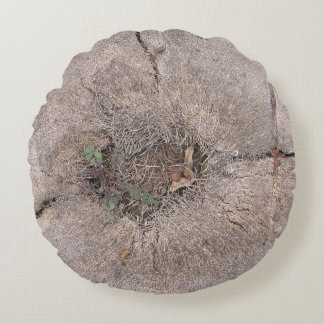 Botaniskt klippt foto av Handflatan Träd Rund Kudde